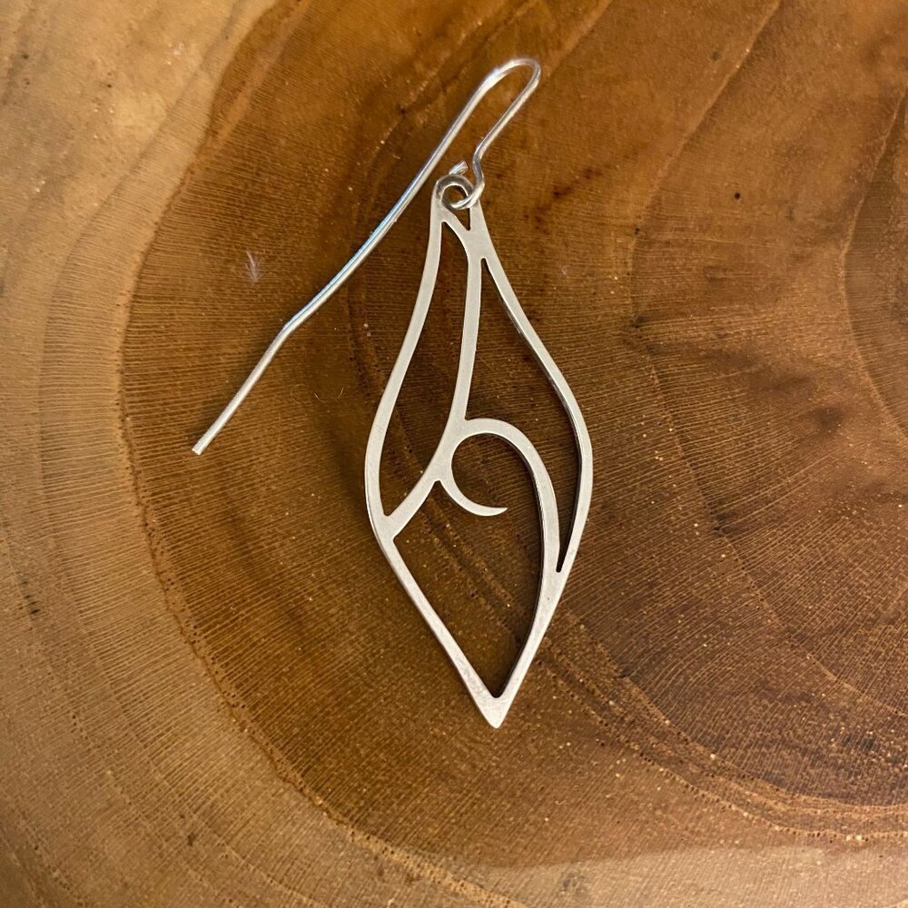 SINGLE Retired James Avery Al Fresco Dangle Earring, Sterling Silver